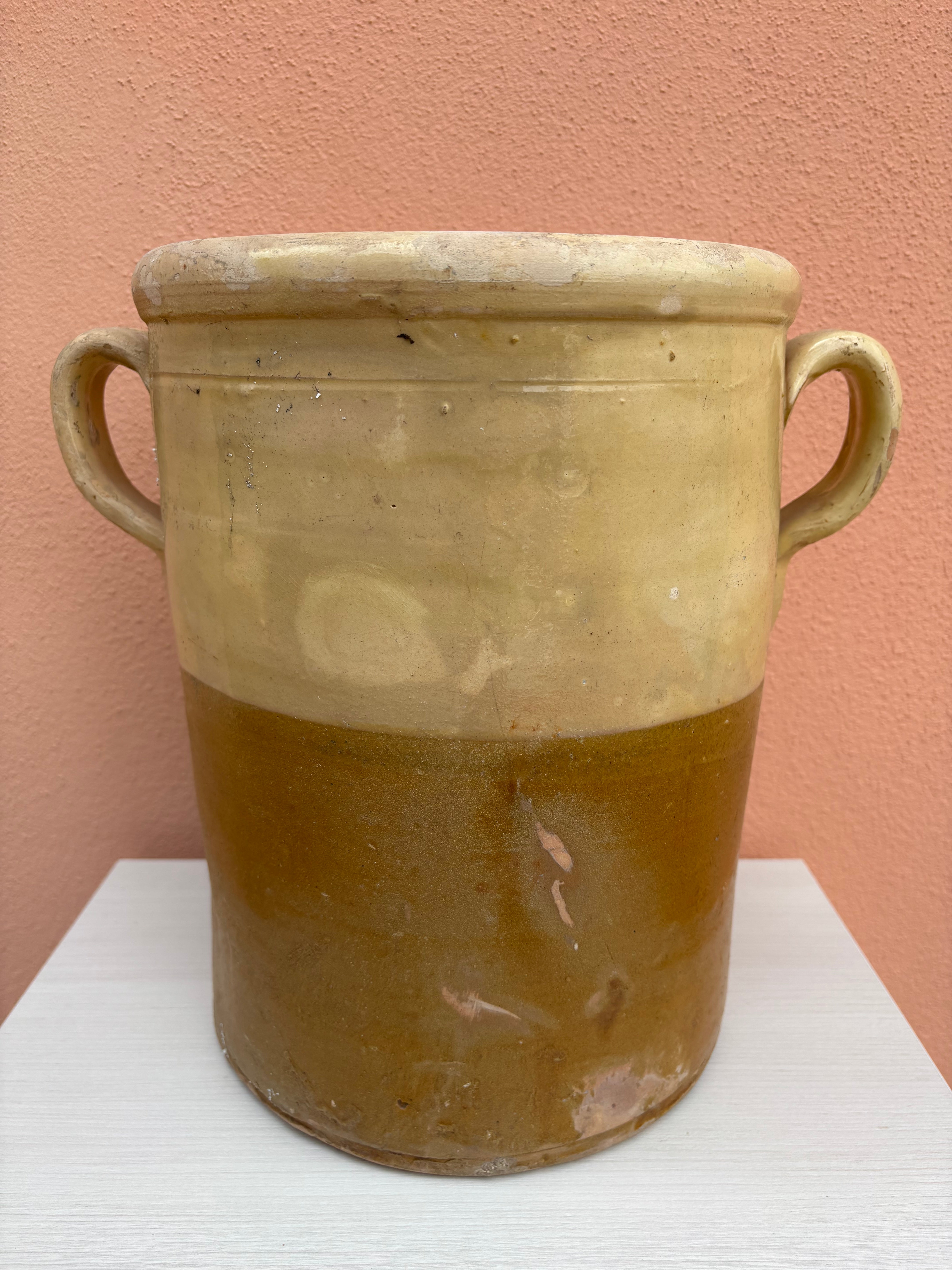 Italiensk krukke, h34 cm.