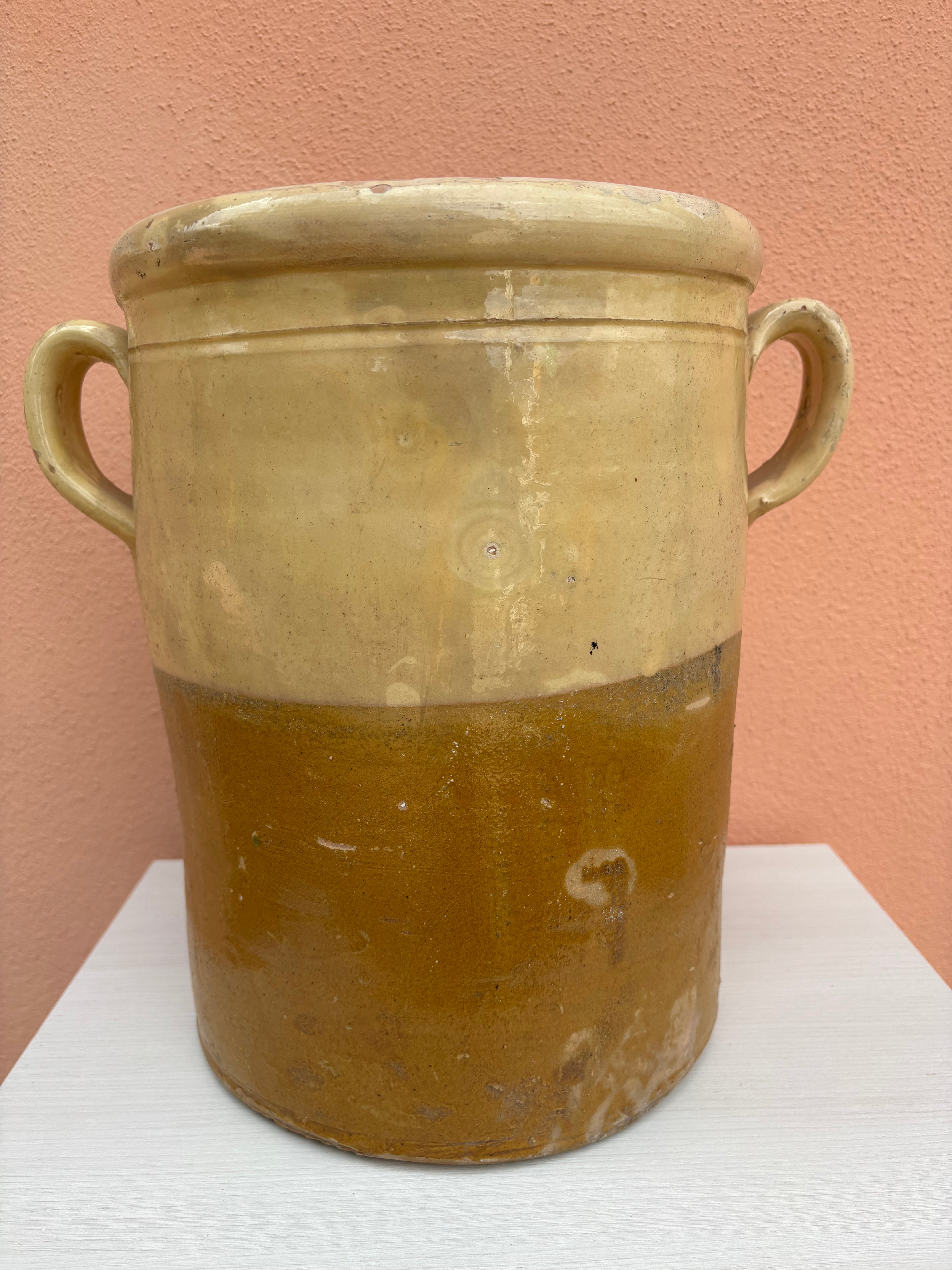 Italiensk krukke, h34 cm.