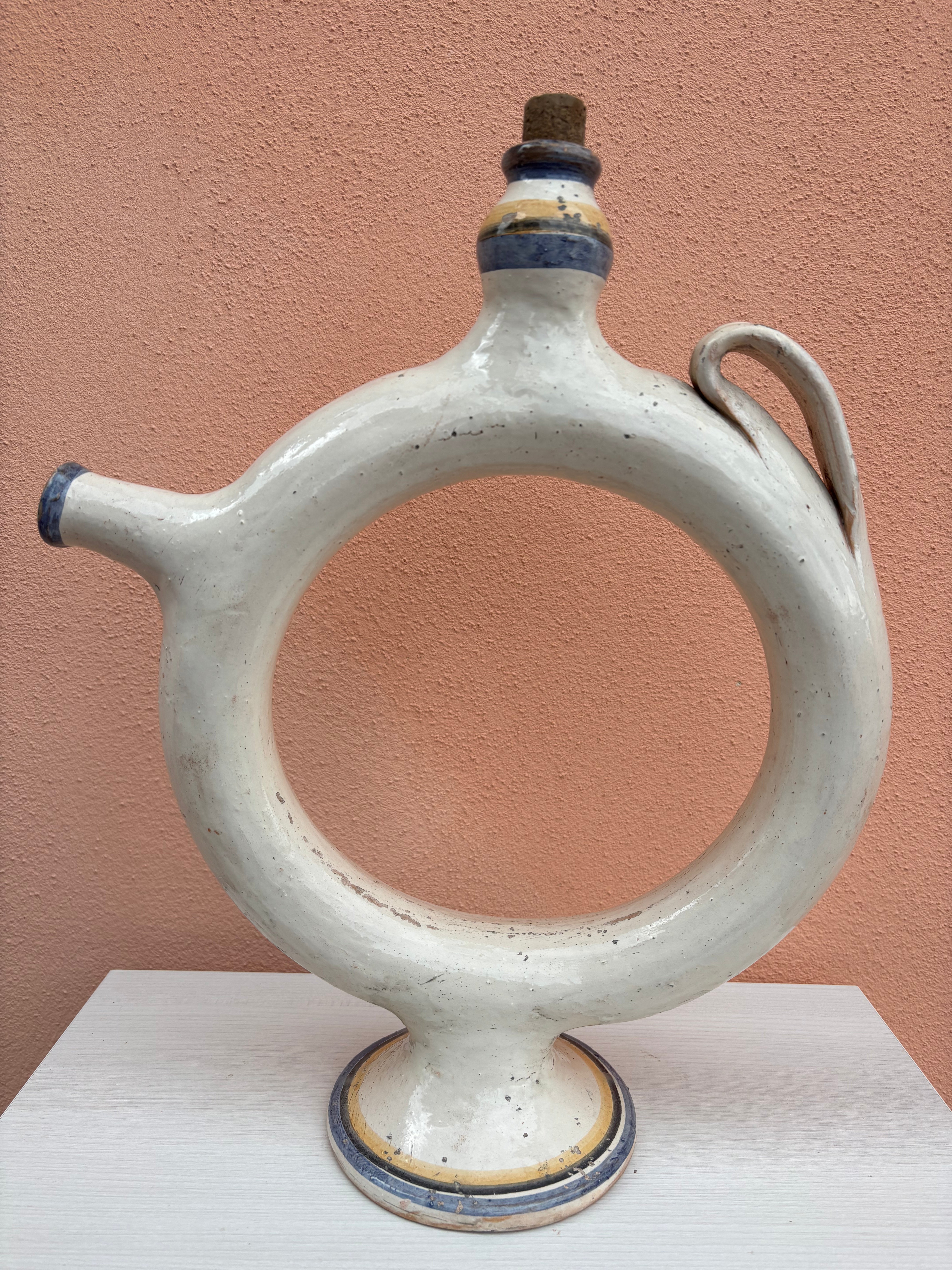 Italian oil cruet, h40 cm.