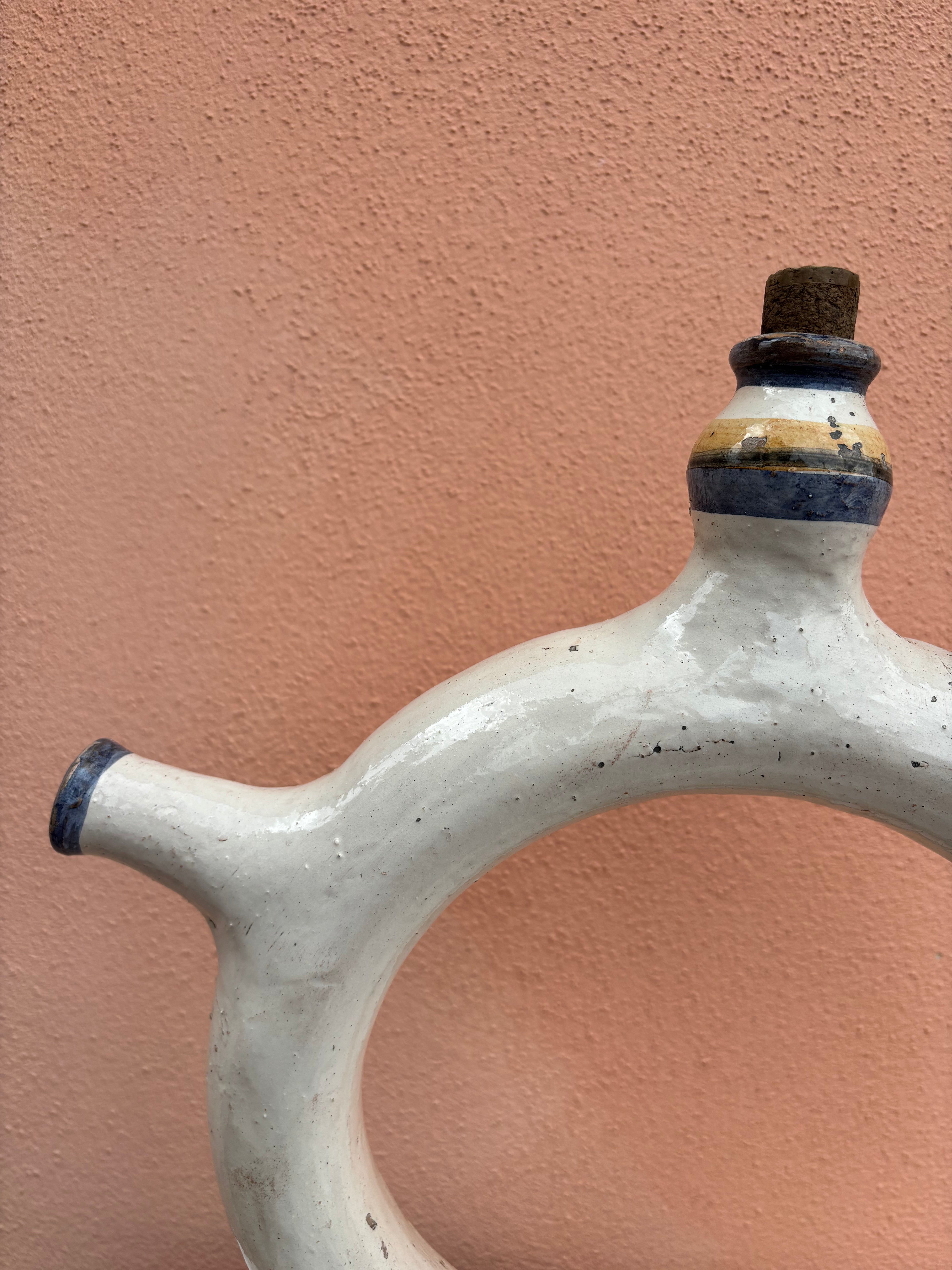 Italian oil cruet, h40 cm.