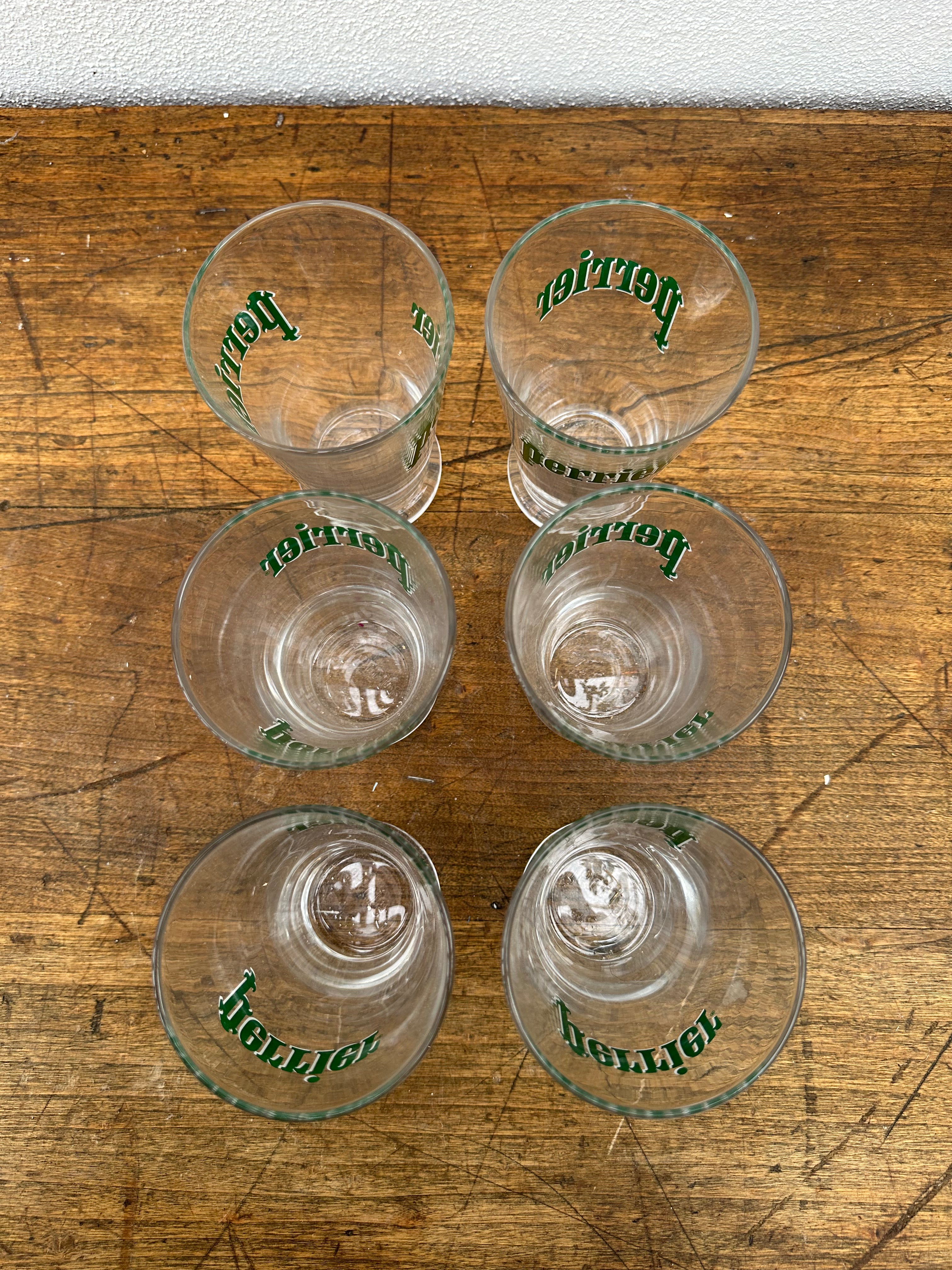 Perrier glasses - 6 pcs.