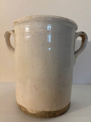Italiensk krukke, h24 cm.
