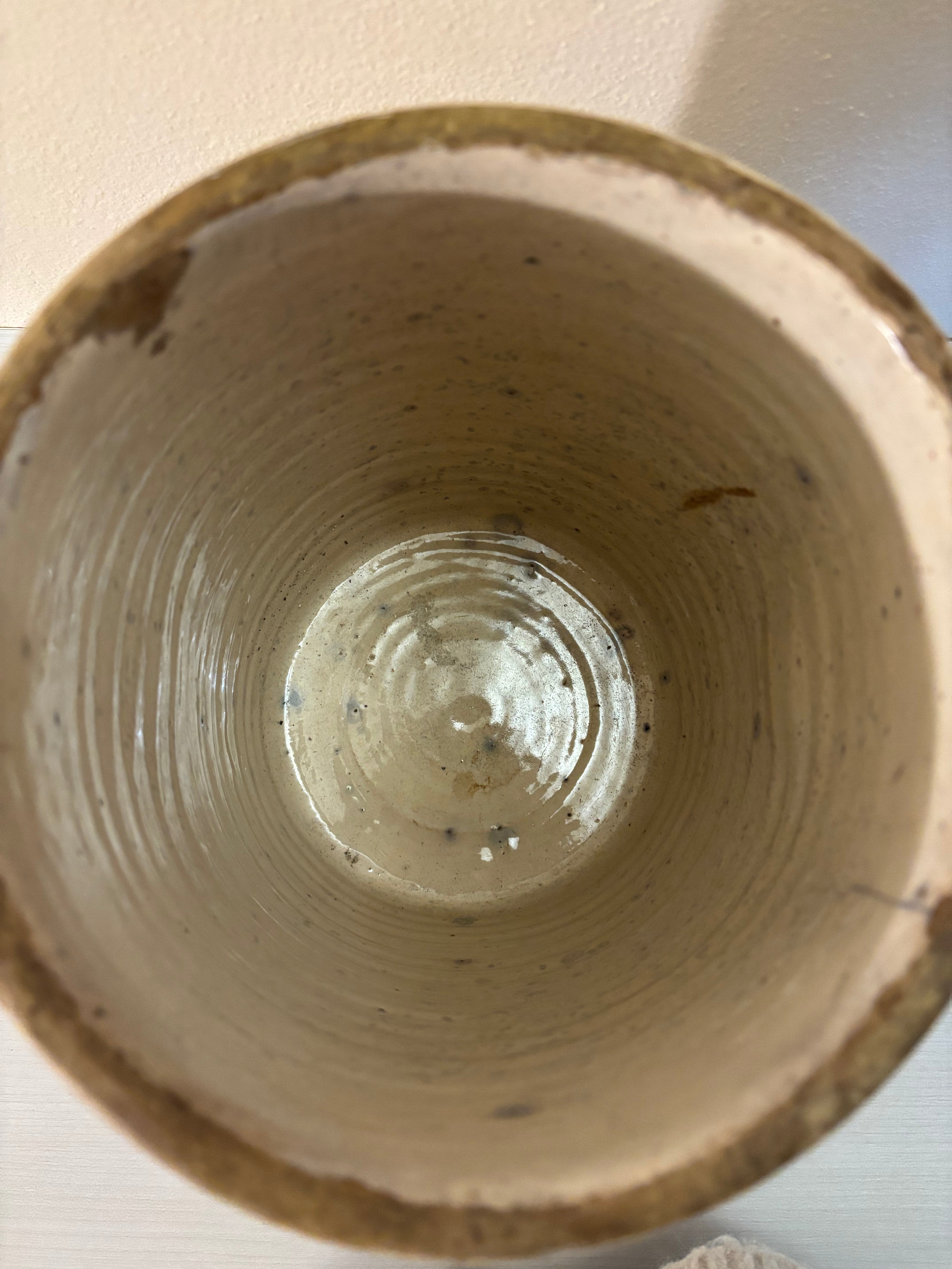 Italiensk krukke, h24 cm.
