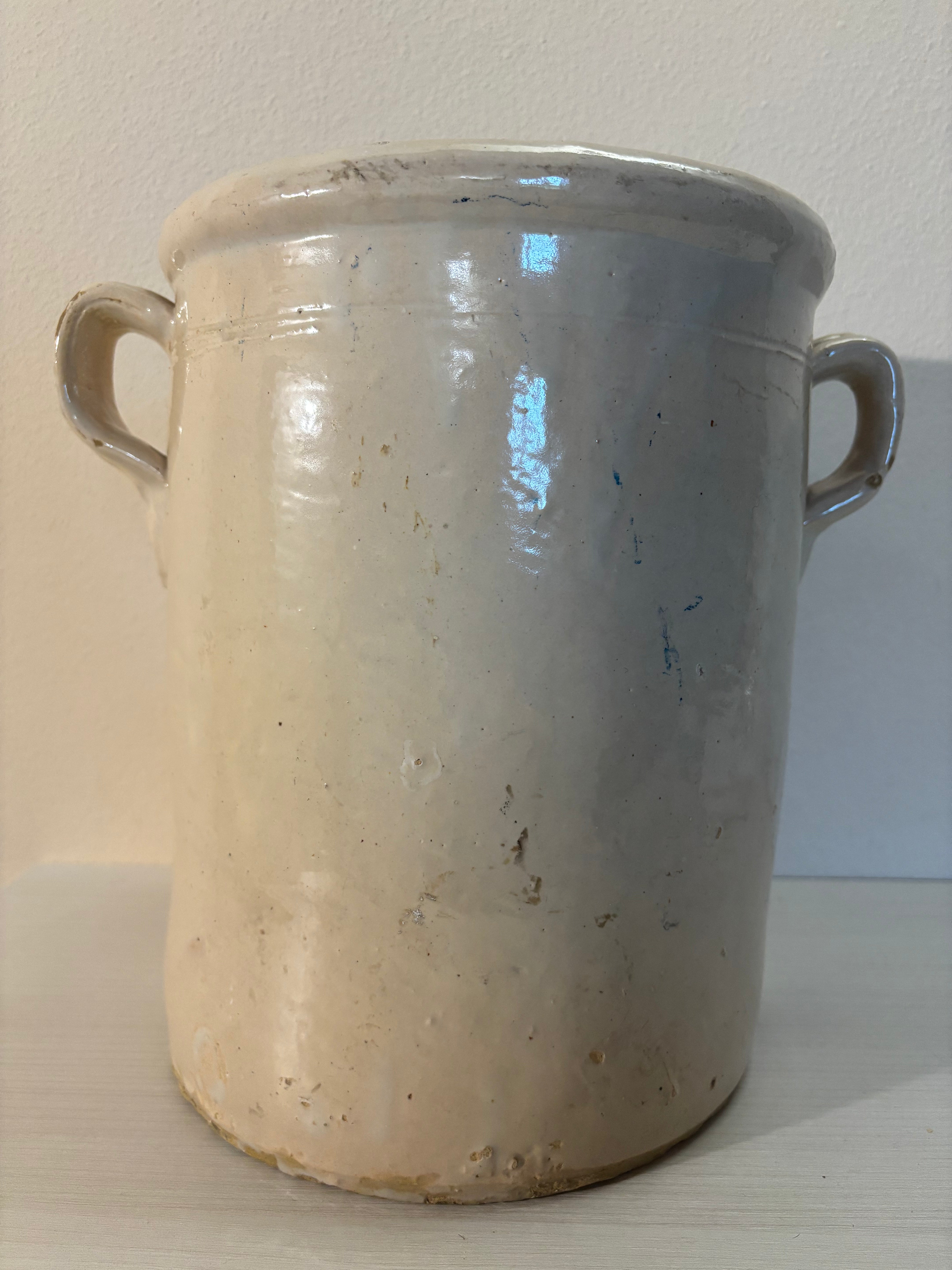 Italiensk krukke, h27 cm.