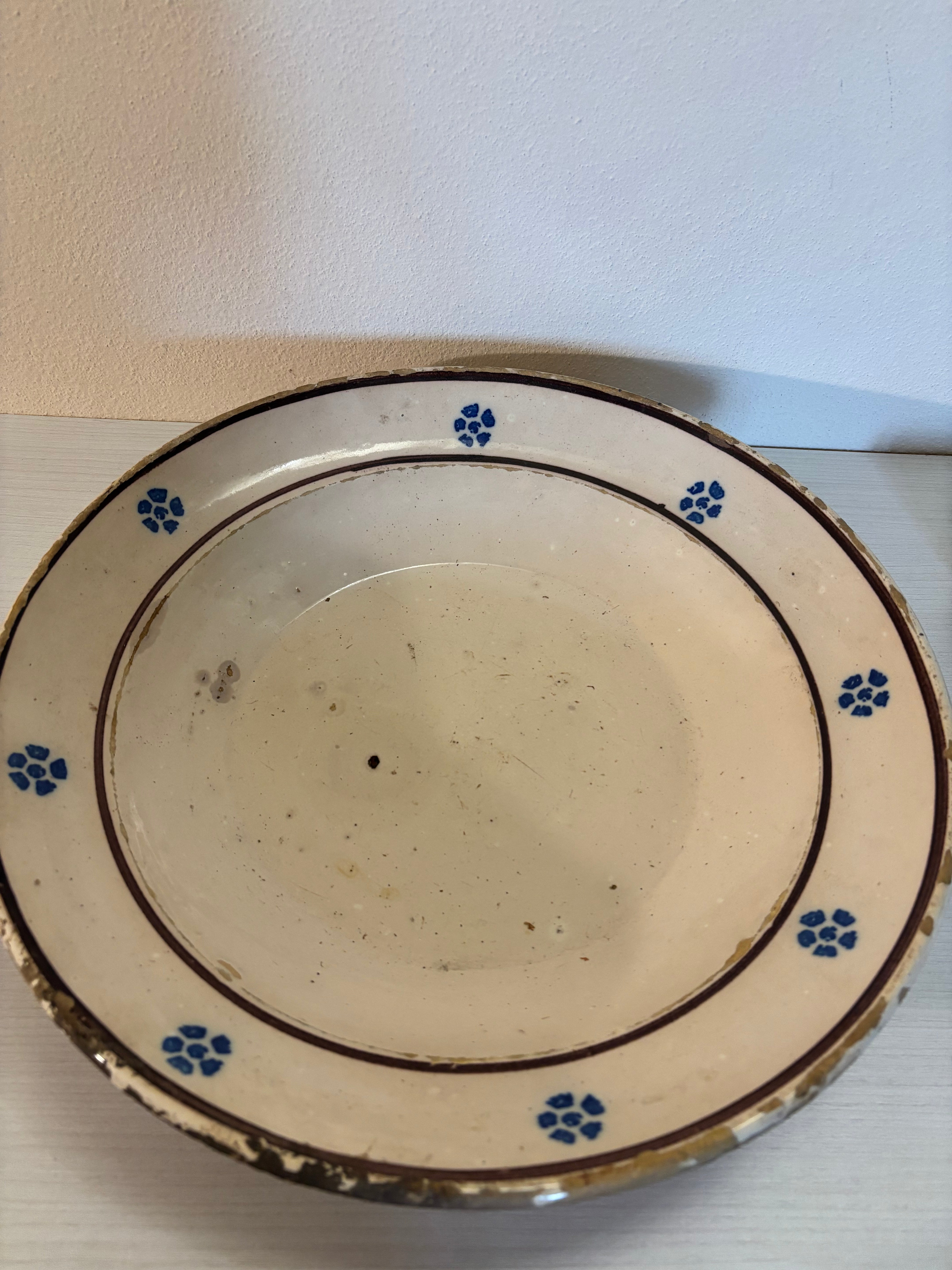 Italiensk fad, Ø35 cm.