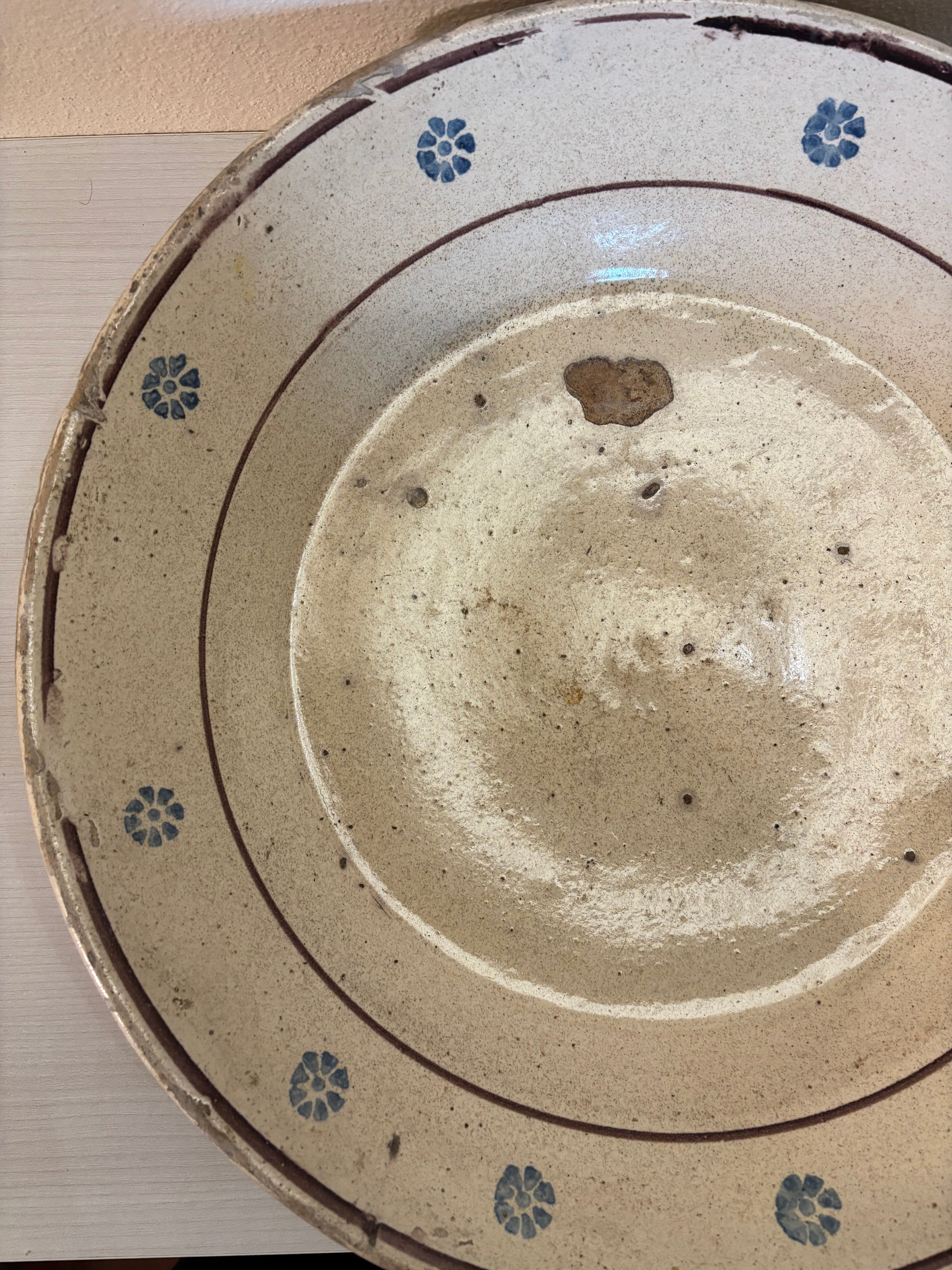 Italiensk tallerken, Ø41 cm.