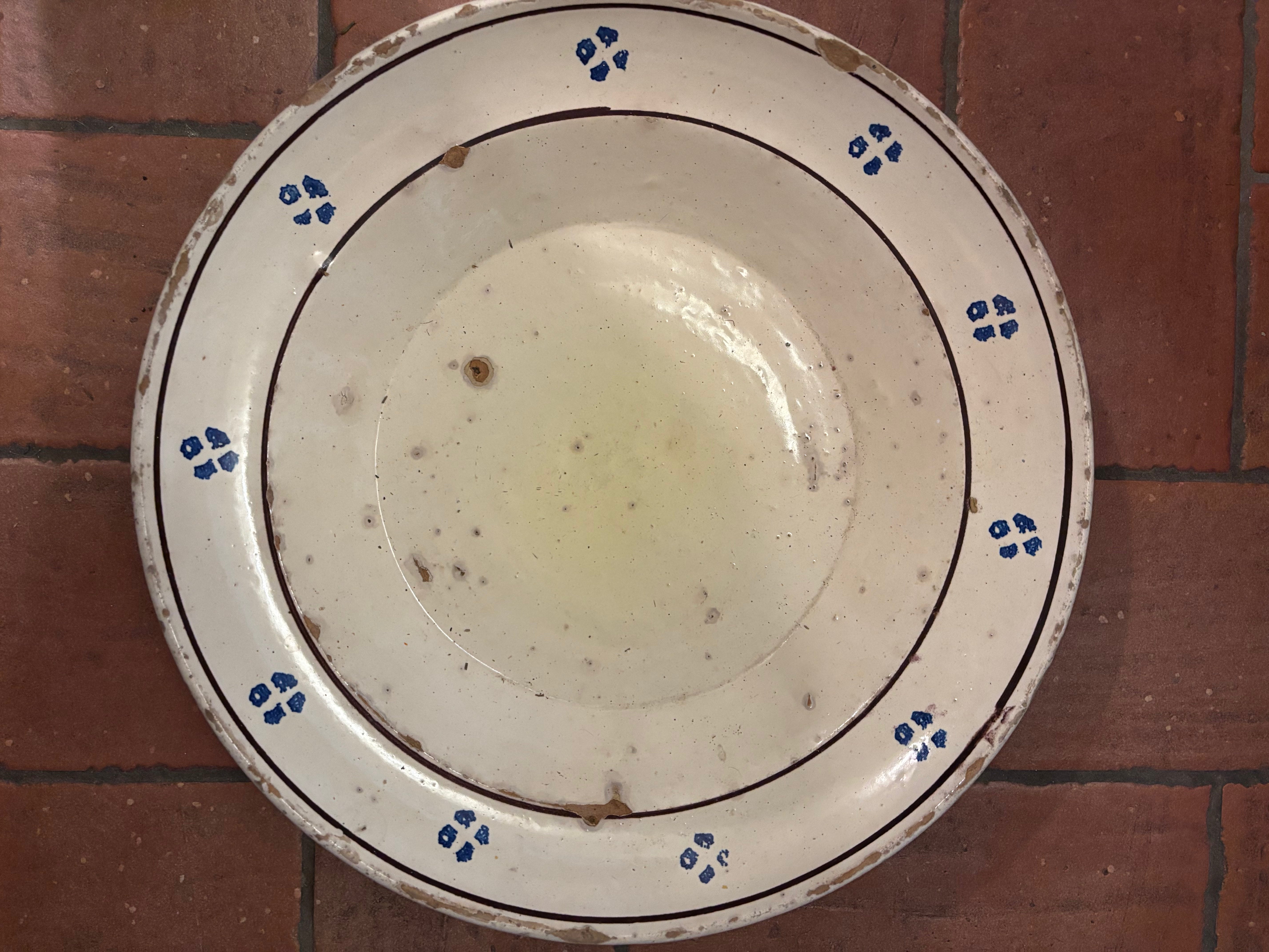 Italiensk fat, Ø40 cm.