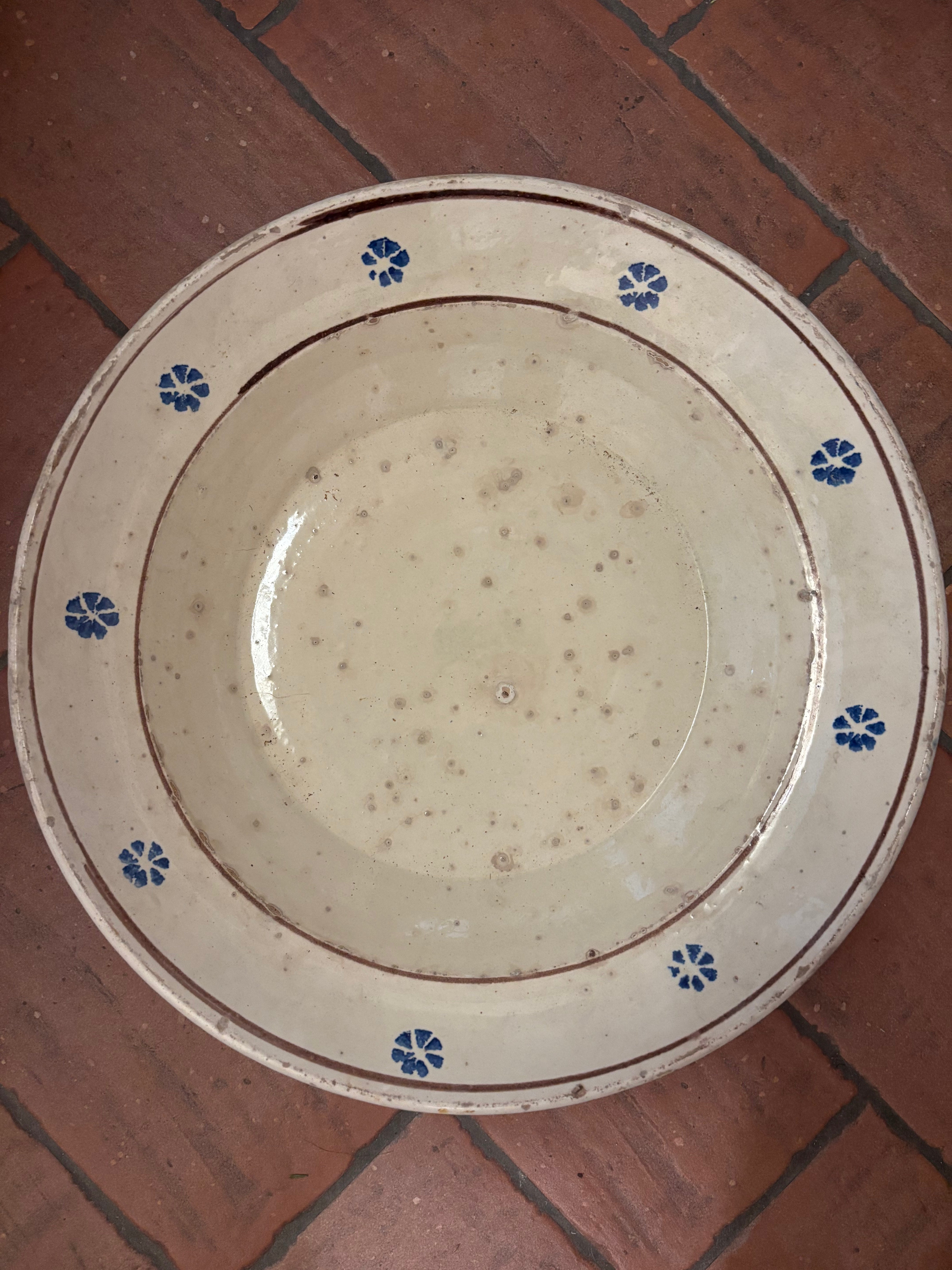 Italiensk tallerken, Ø41 cm.