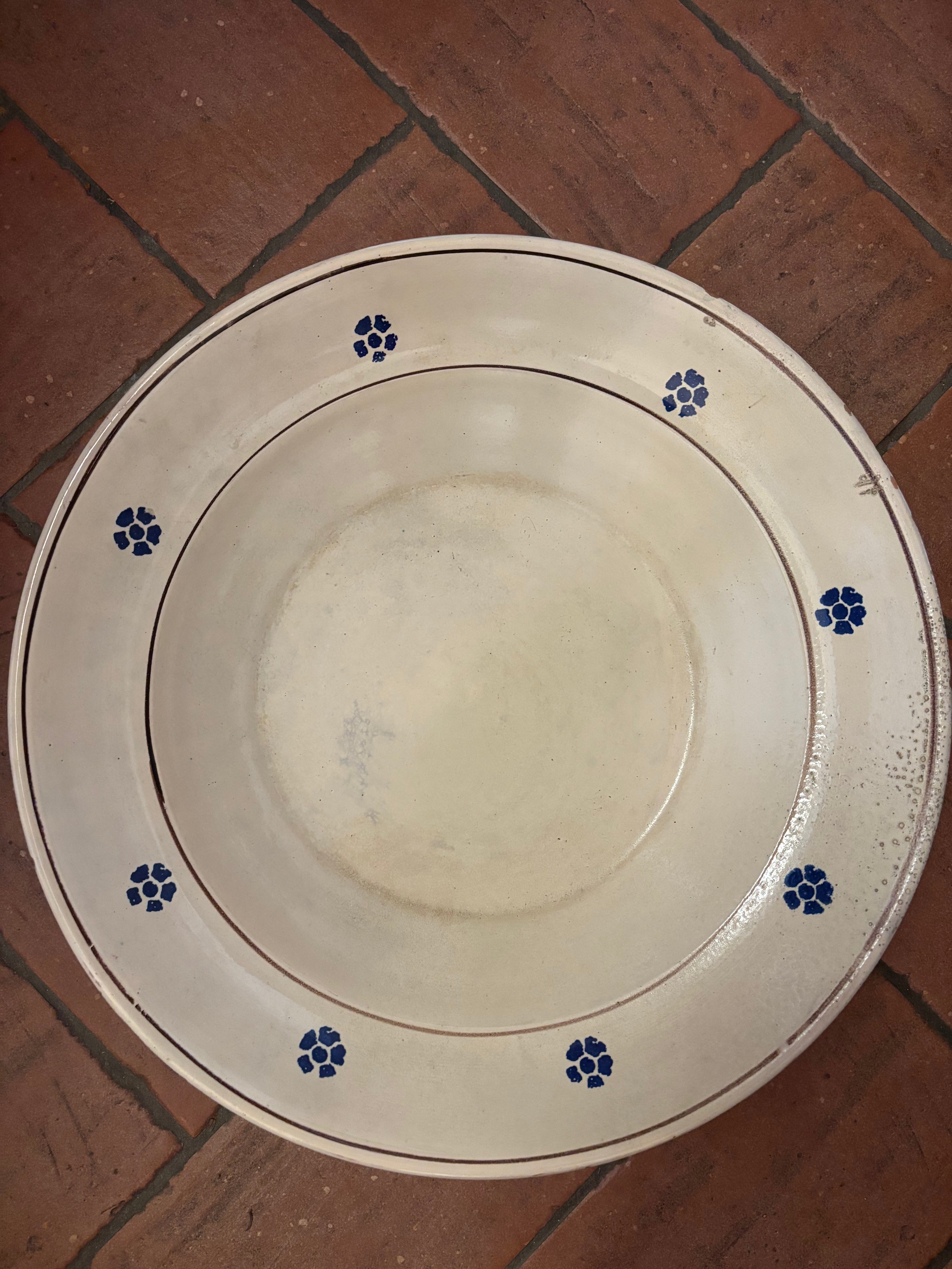 Italiensk tallerken, Ø41 cm.