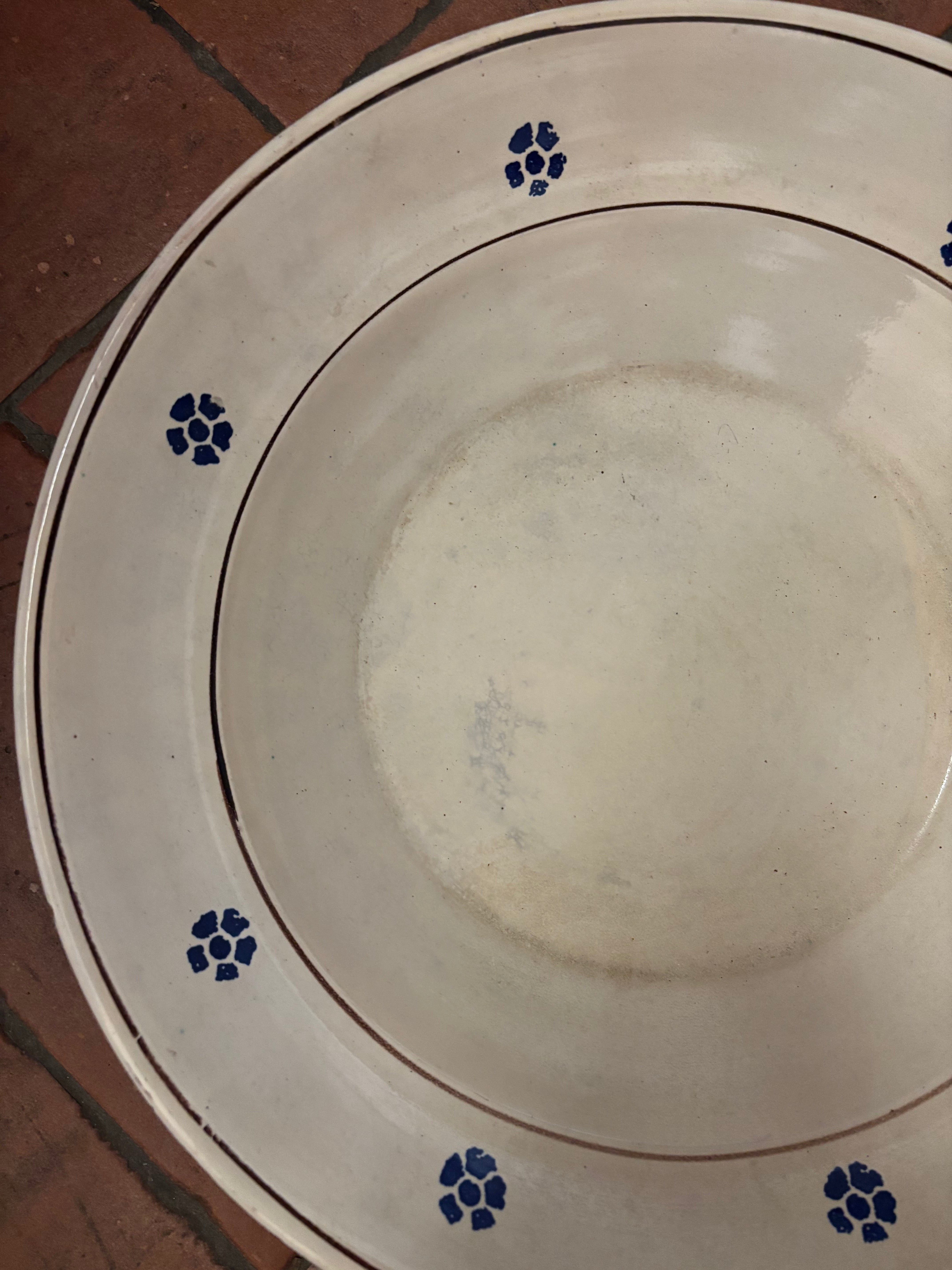 Italiensk tallerken, Ø41 cm.