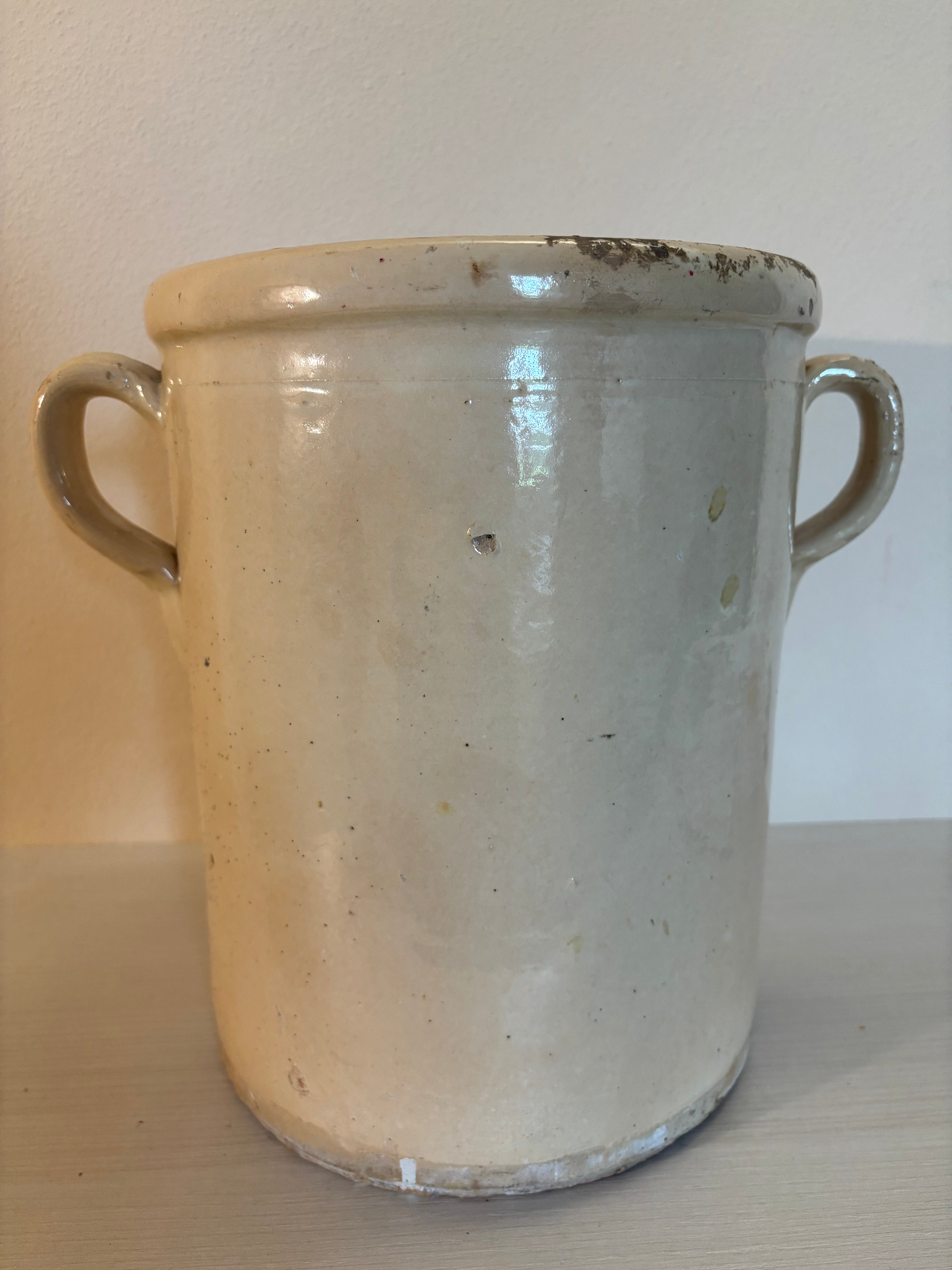 Italiensk krukke, h29cm.