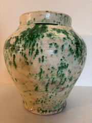 Italiensk krukke, h25 cm.