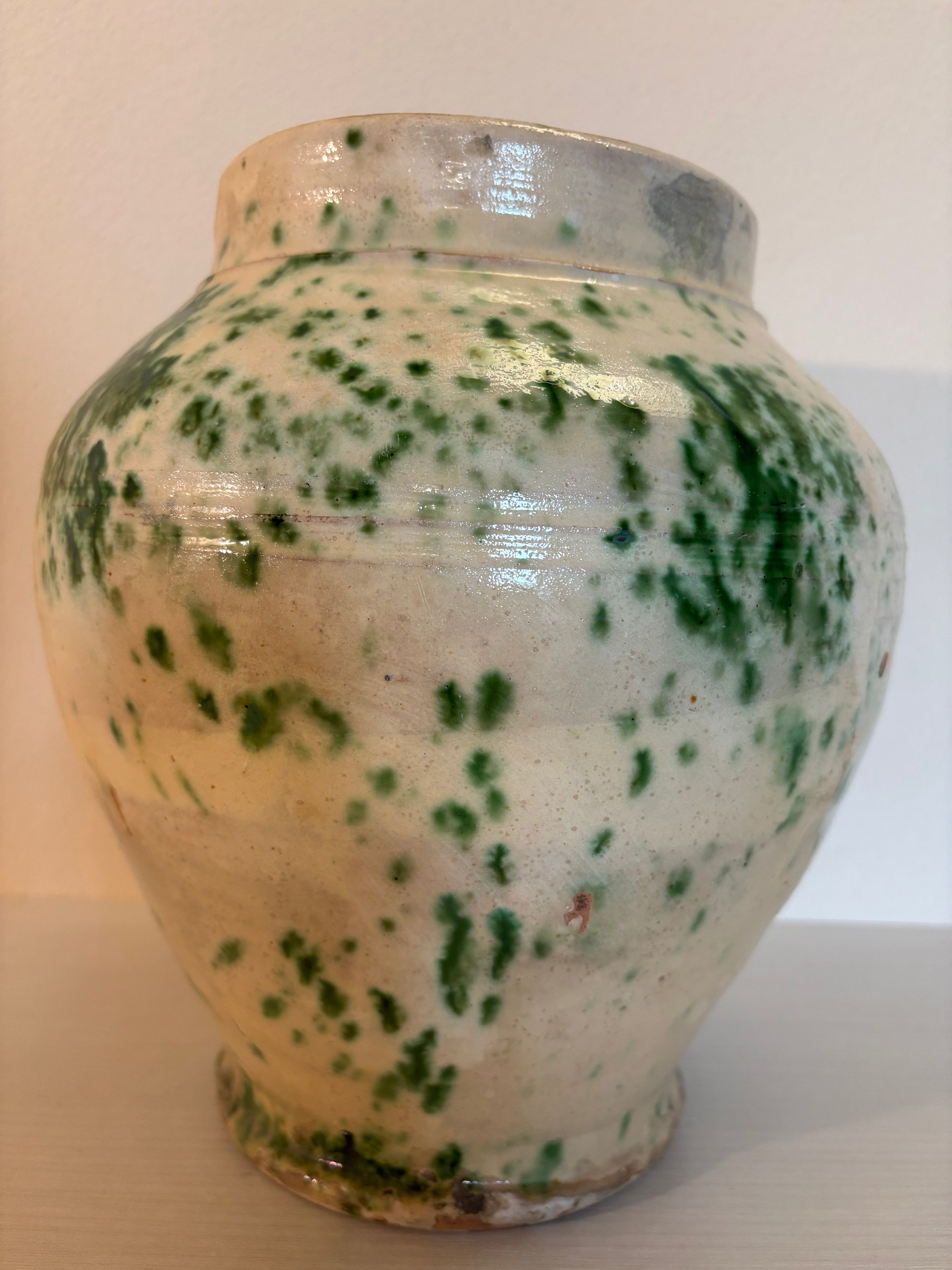 Italiensk krukke, h25 cm.