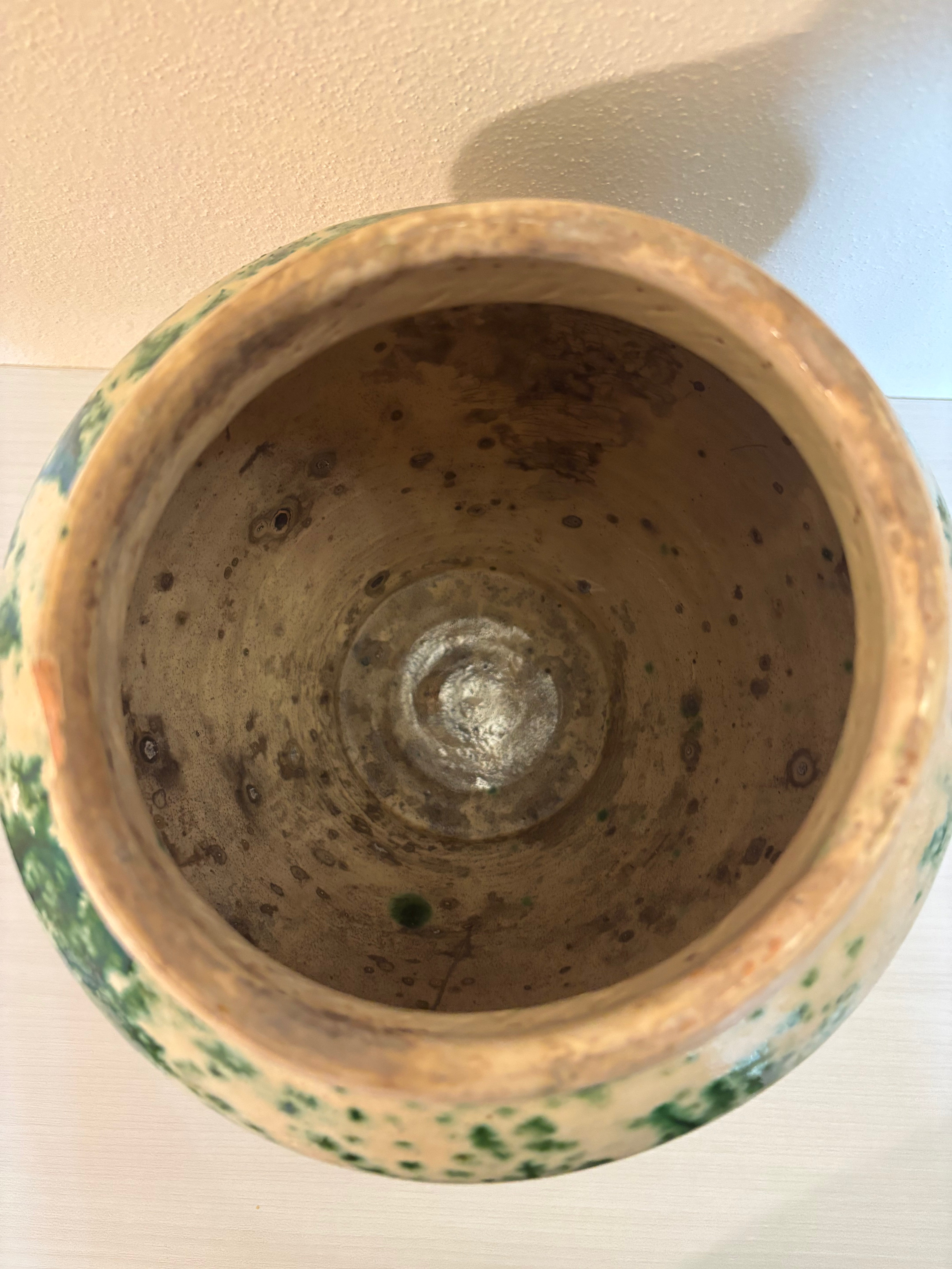 Italiensk krukke, h25 cm.