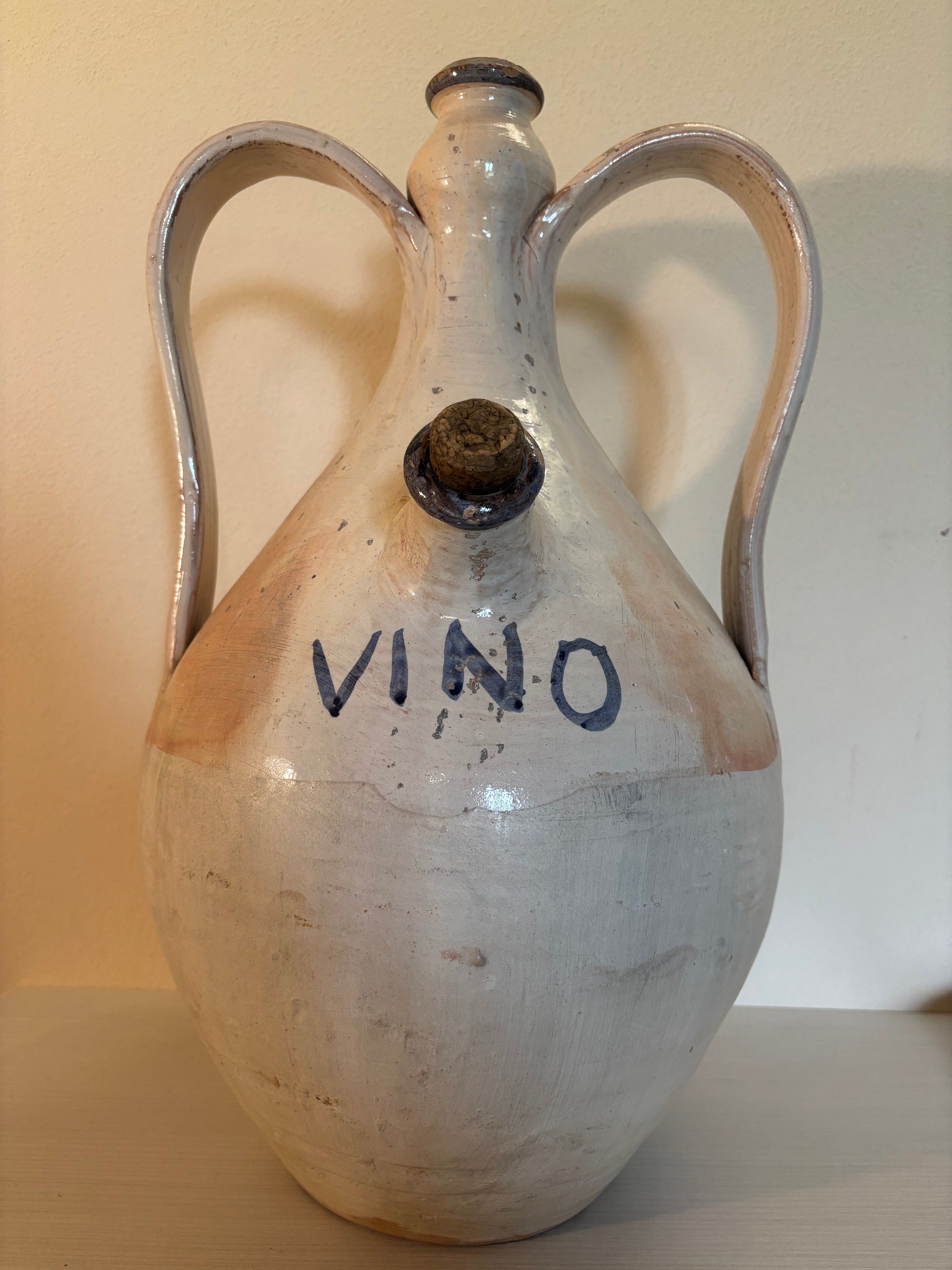 Italiensk krukke, h50 cm.