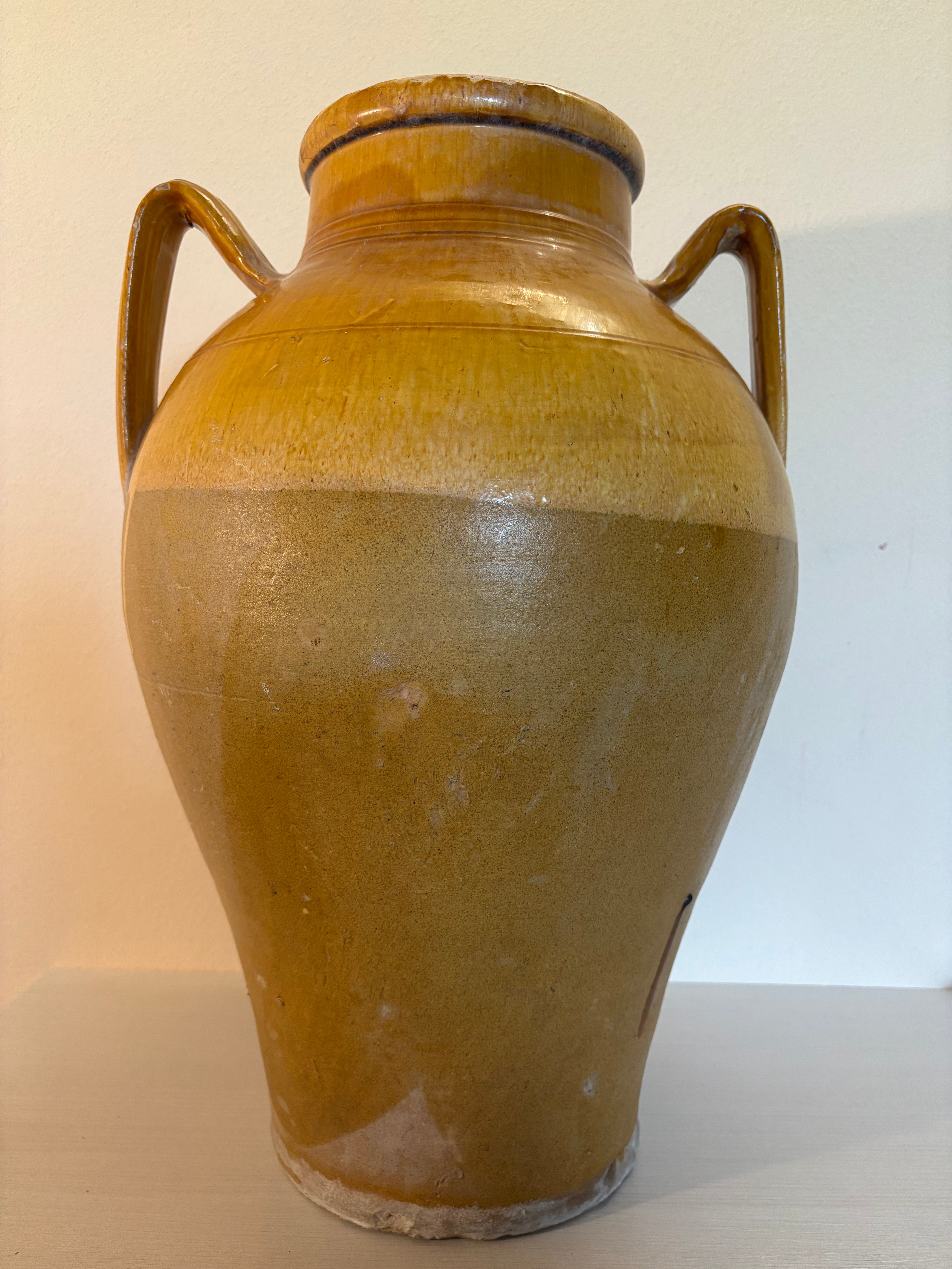 Italiensk krukke, h48 cm.
