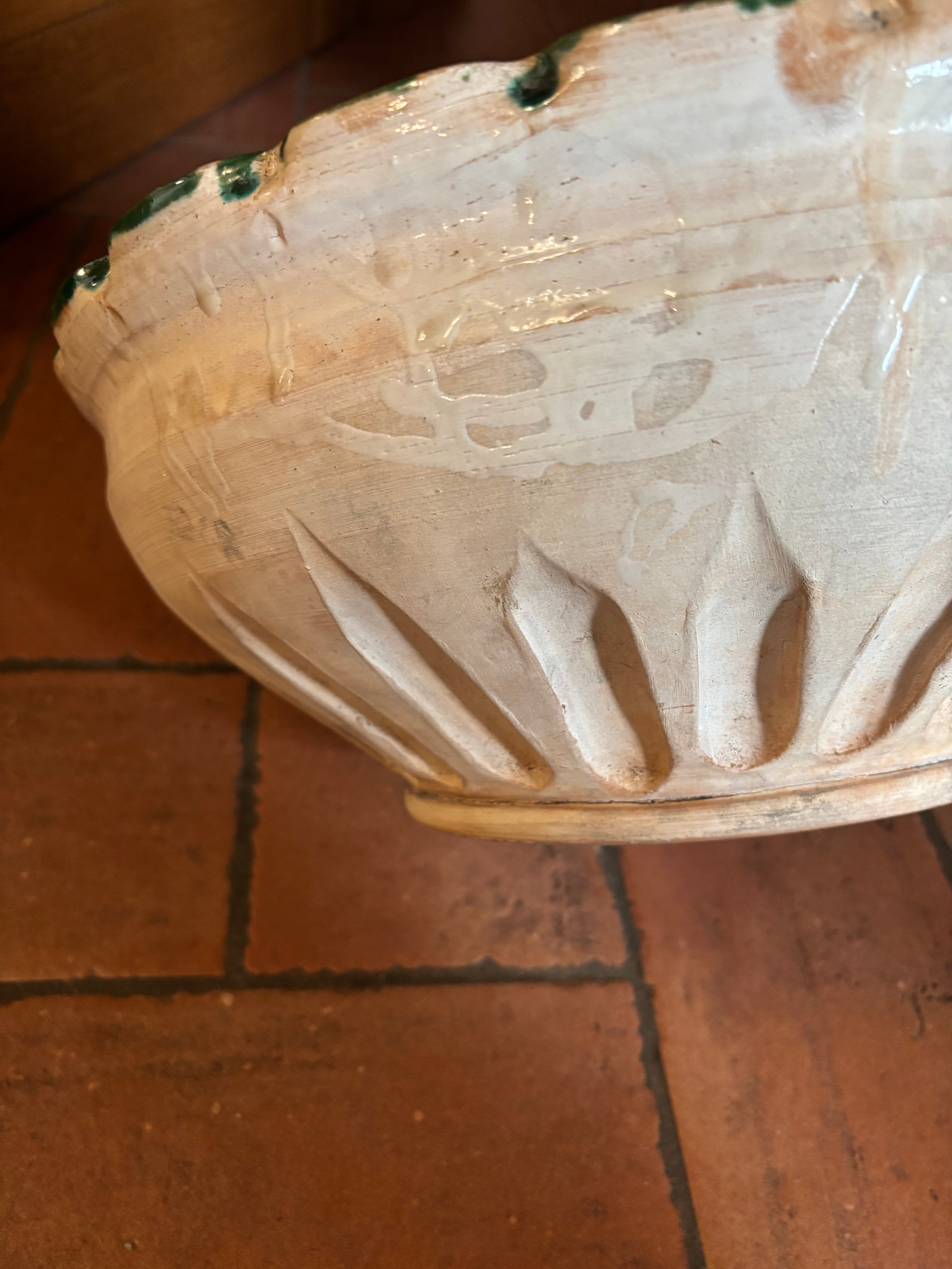 Italiensk tallerken, Ø44 cm.