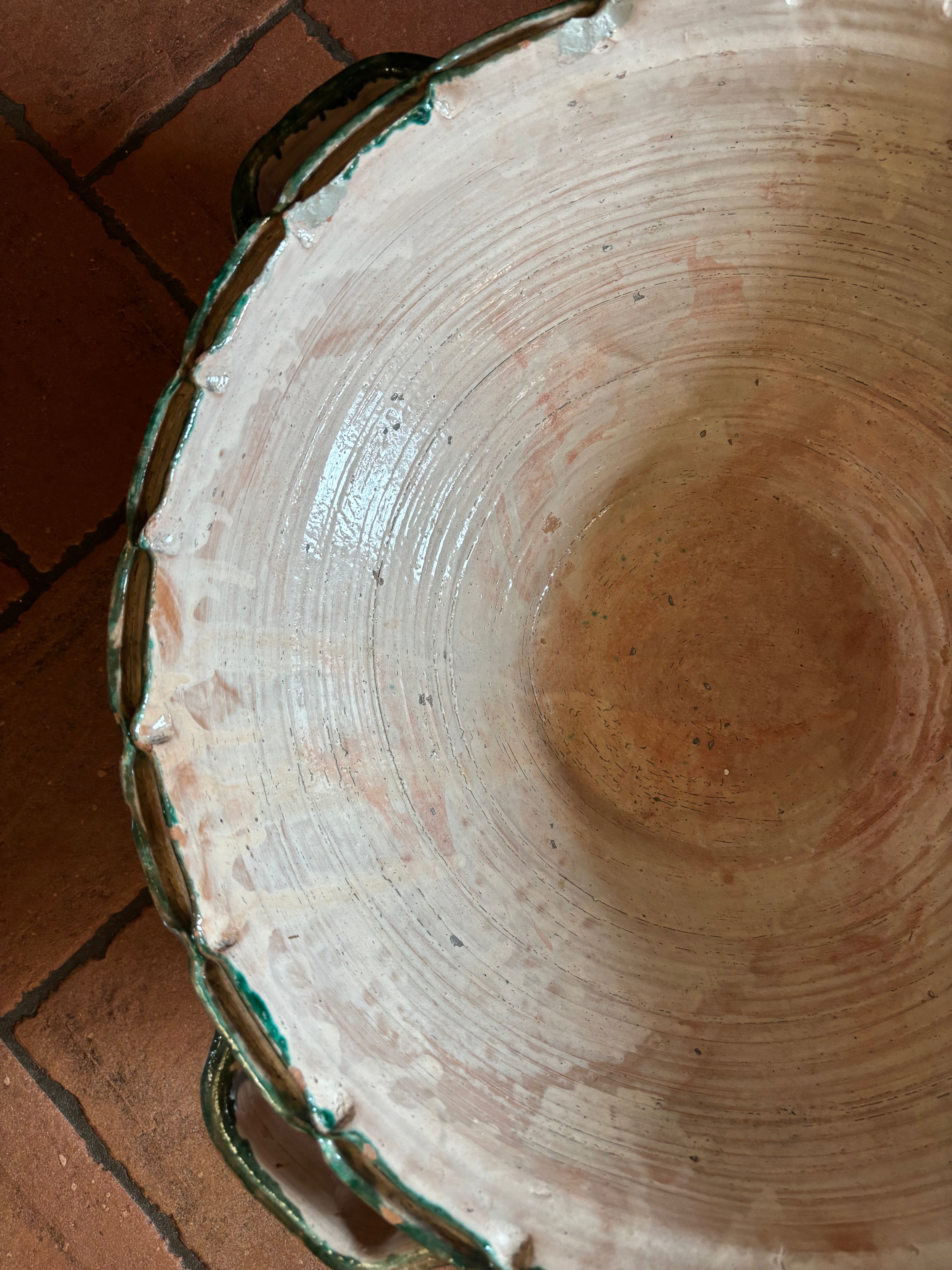 Italiensk tallerken, Ø45 cm.