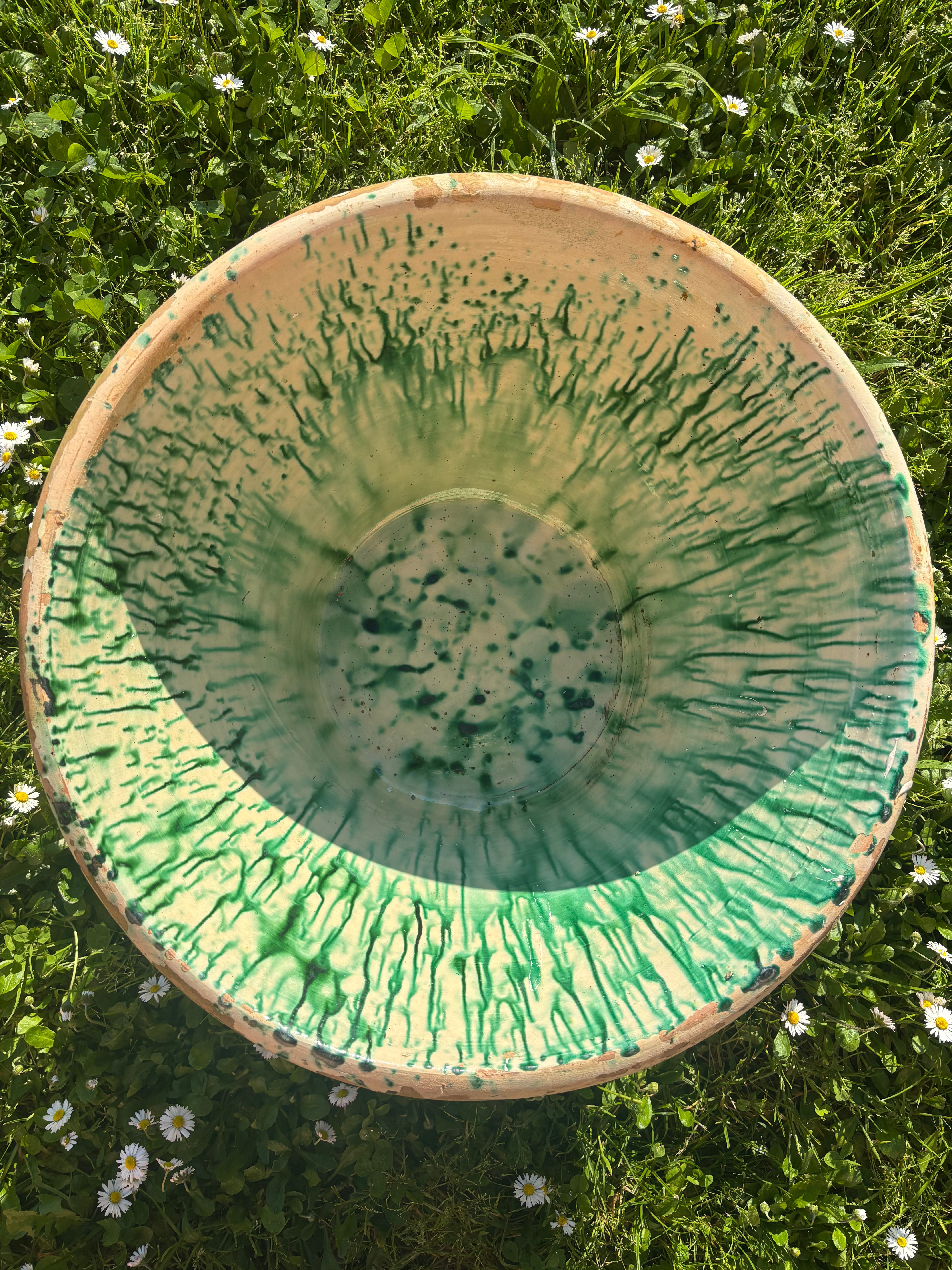 Italiensk tallerken, Ø42 cm.